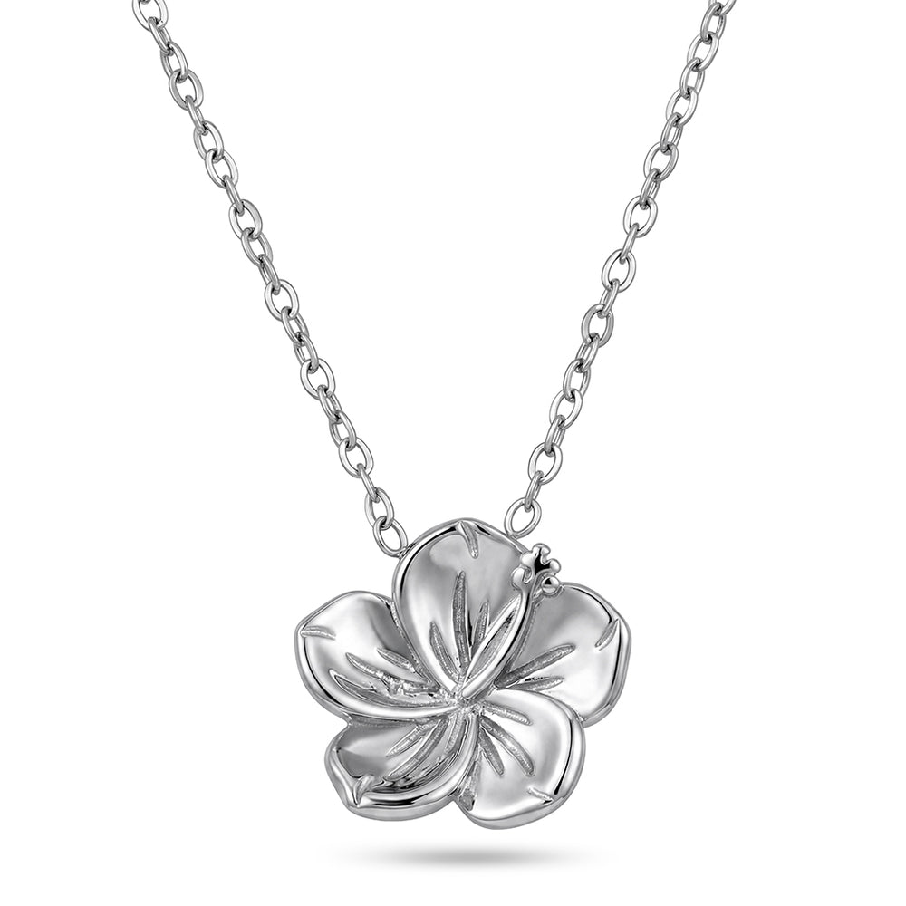 Hibiscus Necklace i stål
