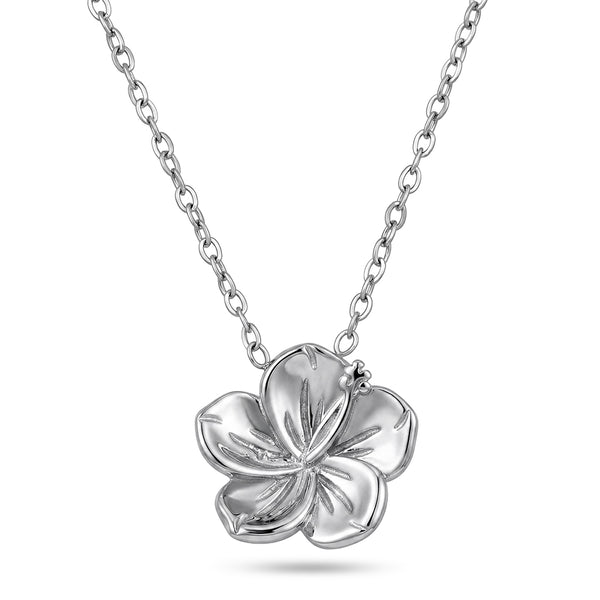 Hibiscus Necklace i stål