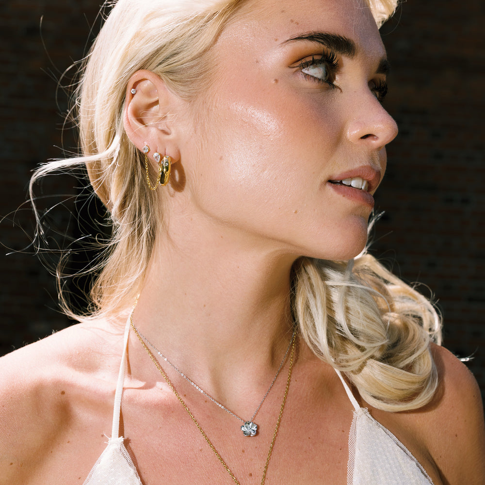 Starlight Earrings i forgylt stål