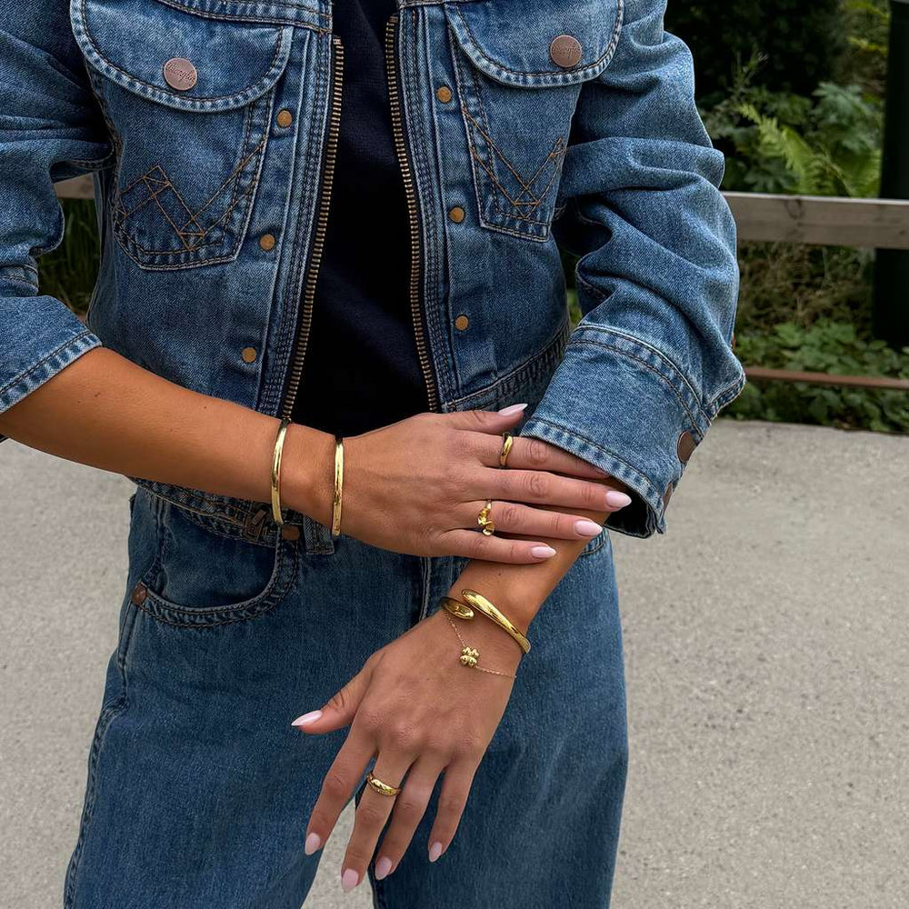 Lucky Bracelet i forgylt stål