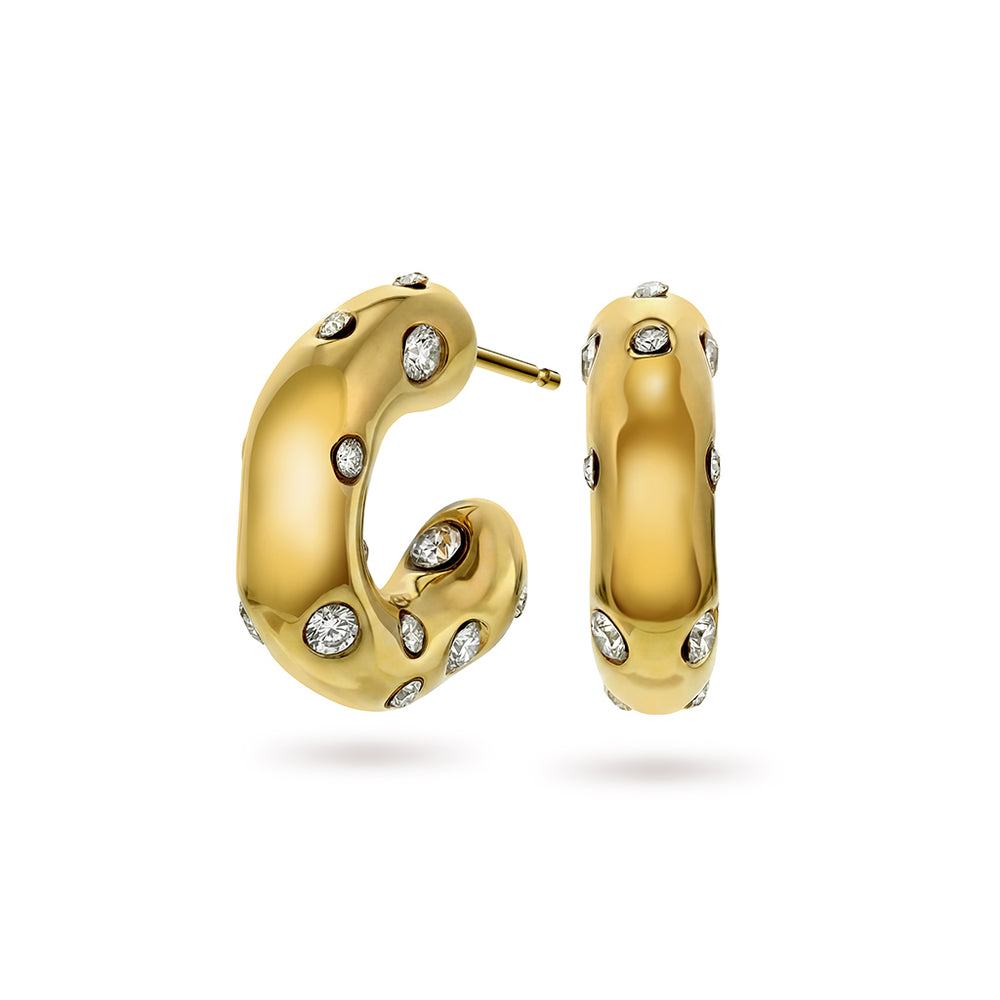 Starlight Earrings i forgylt stål
