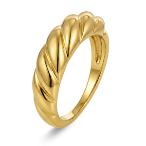 Current Ring i forgylt stål