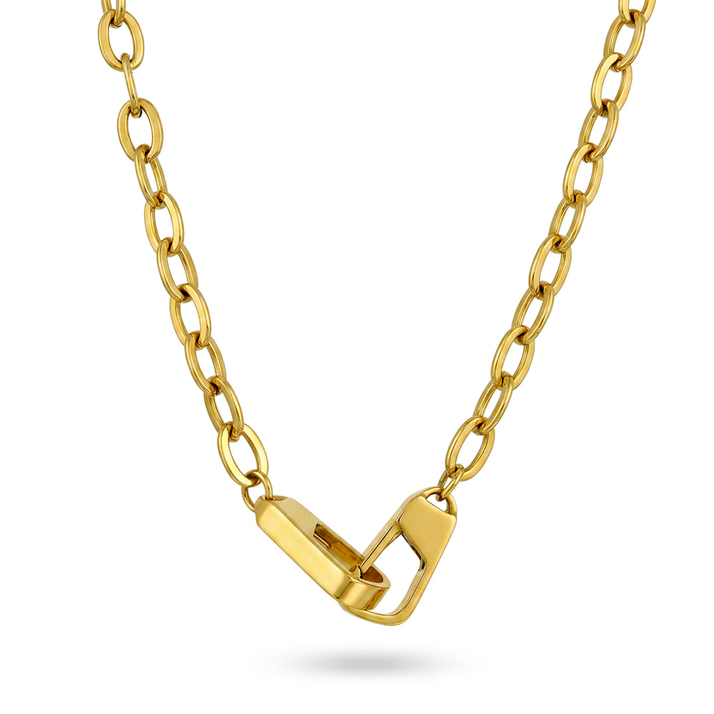 Unity Necklace i forgylt stål