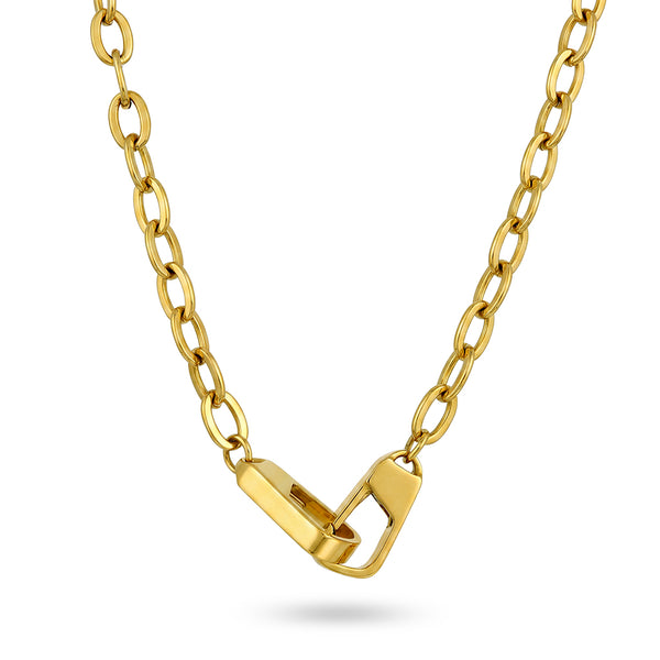 Unity Necklace i forgylt stål