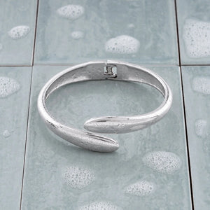 Rise Open Bangle i stål
