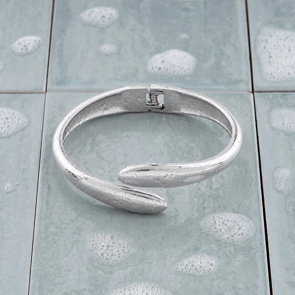 Rise Open Bangle i stål