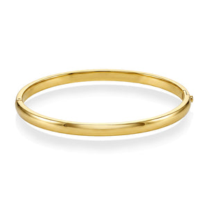 Rise Classic Bangle i forgylt stål