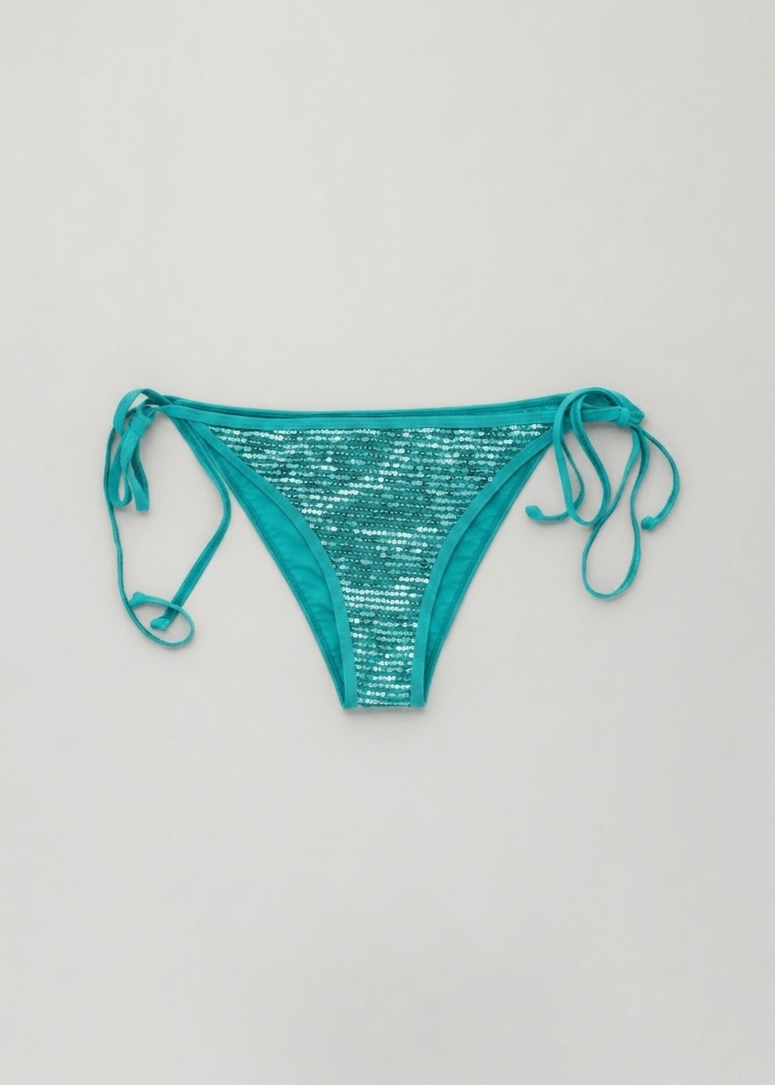 Makai Turquoise Tie-Side Bikini Truse