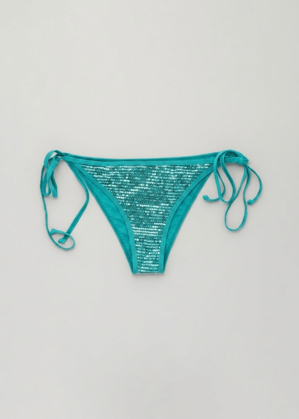 Makai Turquoise Tie-Side Bikini Truse