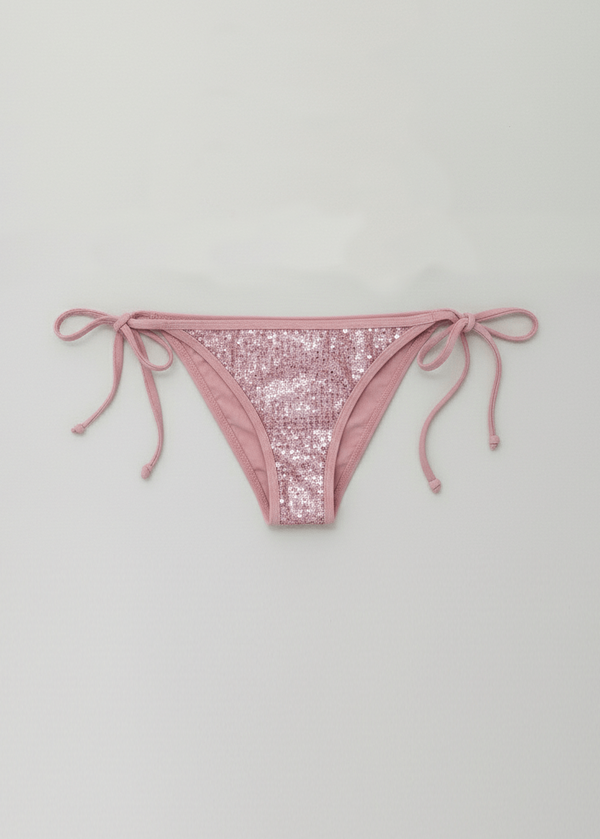 Makai Pink Tie-Side Bikini Truse